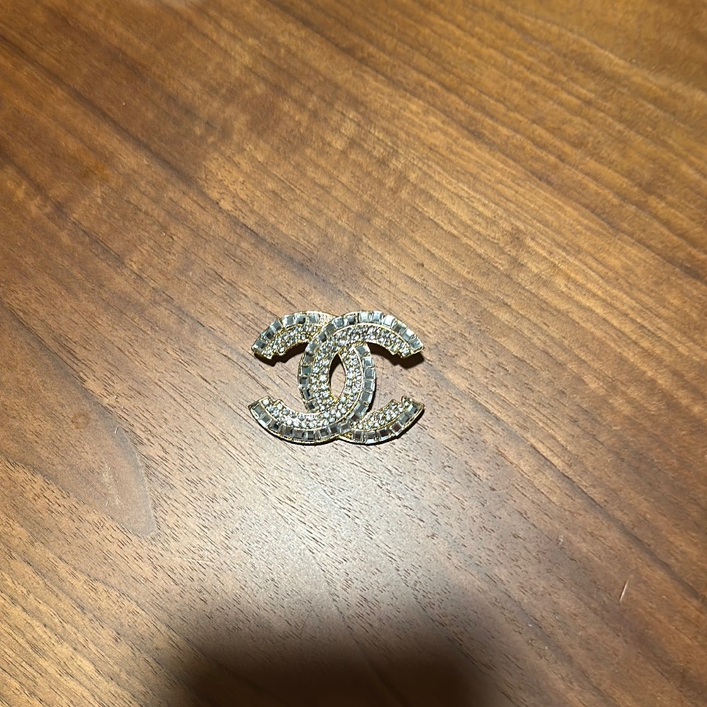 Chanel style brooch pin